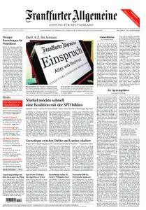 Frankfurter Allgemeine Zeitung F.A.Z. mit Rhein-Main Zeitung - 27. November 2017