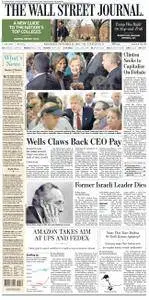 The Wall Street Journal  September 28 2016