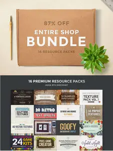 CreativeMarket - Entire Shop Bundle