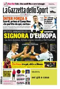 La Gazzetta dello Sport Roma – 24 ottobre 2018