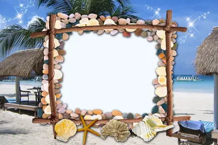 Frame for Photoshop - Romantic Sea