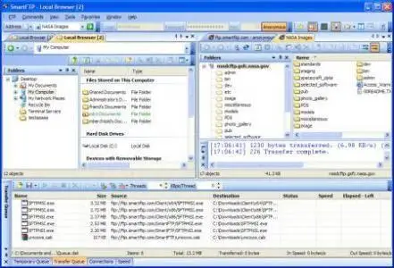 SmartFTP Client ver. 2.0.1001.9