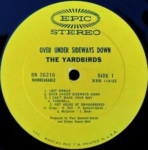 The Yardbirds - Over Under Sideways Down [US 1966 Stereo Vinyl] 24bit 96kHz 
