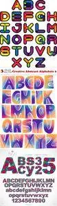 Vectors - Creative Abstract Alphabets 6