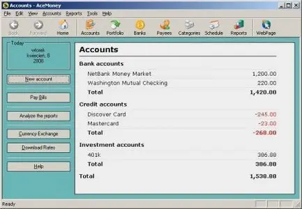 MechCad Software AceMoney 3.20