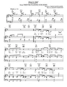 Fallin - Marvin Hamlisch Carole Bayer Sager (Piano-Vocal-Guitar)
