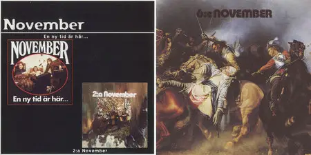 November: 3 Albums on 2 CD (1970 - 1972)