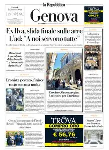 la Repubblica Genova - 20 Gennaio 2023