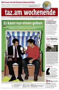 Tageszeitung TAZ vom 09 Mai 2015