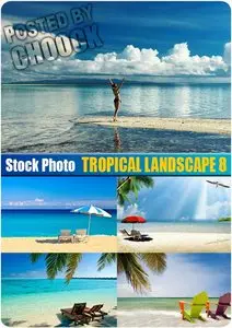Tropical landscape 8 - Stock Photo