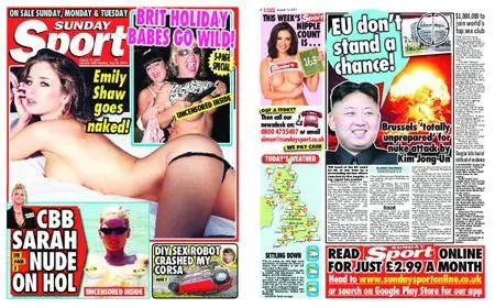 The Sunday Sport – August 13, 2017