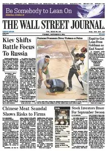 Wallstreet Journal Europe September 02 2014