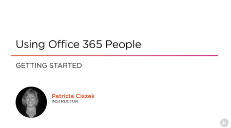 Using Office 365 People