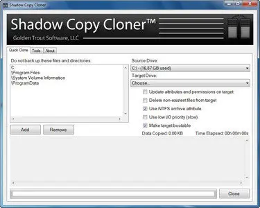 Shadow Copy Cloner 1.1.6 