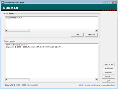 Norman Malware Cleaner 1.8.2 (2010.11.06)