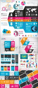 Vector - Infographics design template web