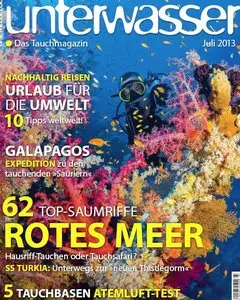 Unterwasser Das Tauchmagazin Juli No 07 2013