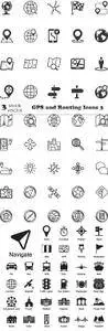 Vectors - GPS and Routing Icons 3