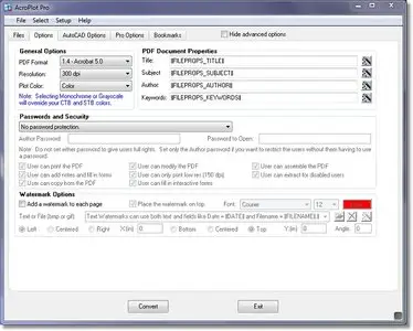 CADzation AcroPlot Pro v2011.05.25
