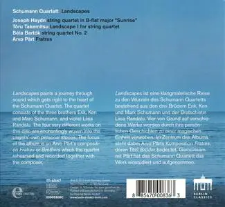 Schumann Quartett - Landscapes: Haydn, Takemitsu, Bartok, Pärt (2017)