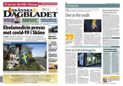 Skånska Dagbladet – 11 april 2020