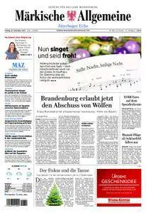 Märkische Allgemeine Jüterboger Echo - 22. Dezember 2017