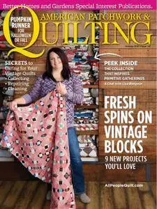 American Patchwork & Quilting - October 01, 2016