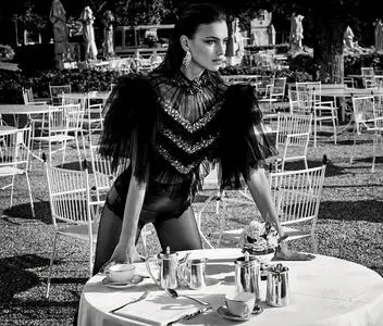 Irina Shayk by Luigi & Iango for Vogue Germany December 2020