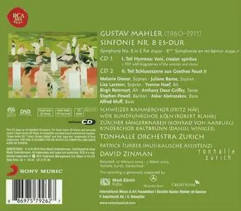 David Zinman, Tonhalle Orchestra Zürich - Gustav Mahler: Symphony No. 8 (2010)