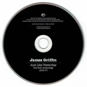 James Griffin - Just Like Yesterday: The Solo Anthology 1974-77 (2013)