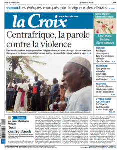 La Croix Du Mardi 21 Octobre 2014