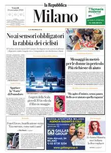 la Repubblica Milano - 24 Novembre 2023