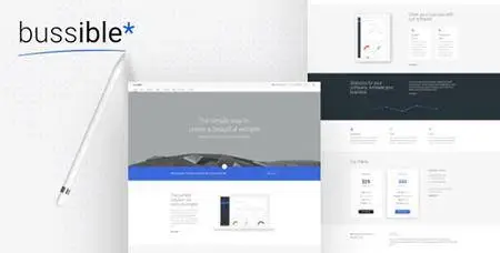 ThemeForest - Bussible v1.1 - Soft Material Corporate, Finance, Startup HTML Template - 19715195