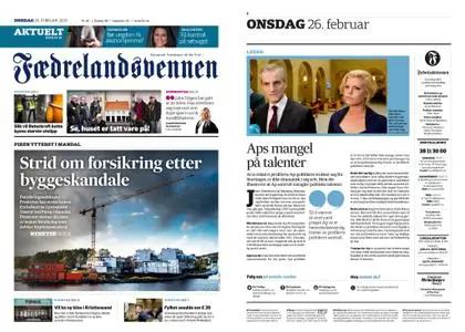Fædrelandsvennen – 26. februar 2020