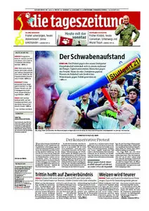 Tageszeitung TAZ vom 7 August 2010