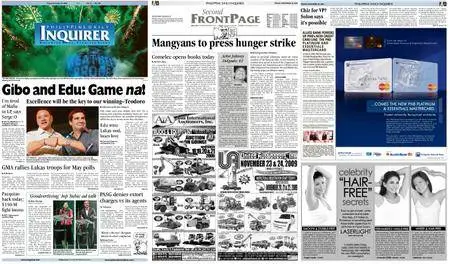 Philippine Daily Inquirer – November 20, 2009