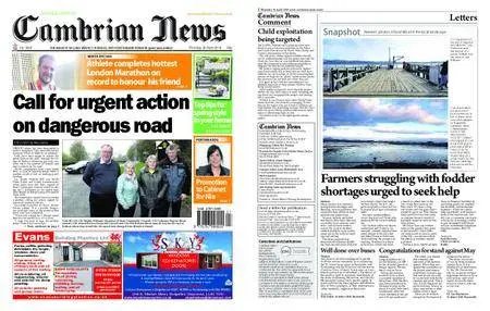 Cambrian News Arfon & Dwyfor – 27 April 2018