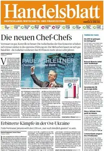 Handelsblatt vom Dienstag, 15. April 2014