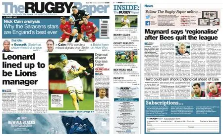 The Rugby Paper – June 09, 2019