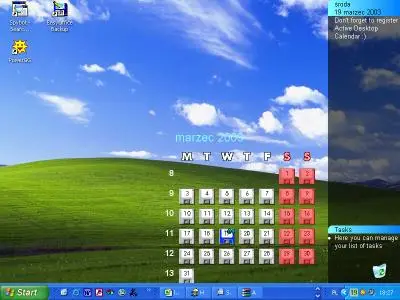 Active Desktop Calendar ver.6.00