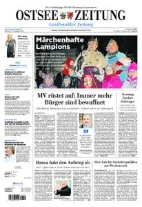 Ostsee Zeitung Greifswalder Zeitung - 17. Dezember 2018