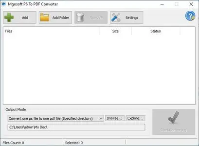 Mgosoft PS To PDF Converter 9.7.3