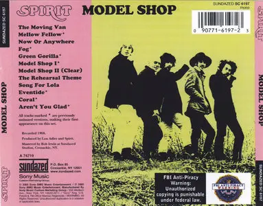 Spirit - Model Shop (1968)