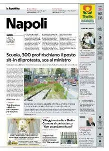 la Repubblica Napoli - 30 Agosto 2018
