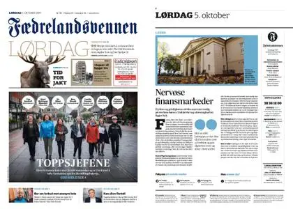 Fædrelandsvennen – 05. oktober 2019