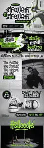 Strenght to Strenght - Hand Scratch Font