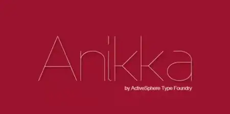 Myfonts - Anikka Sans