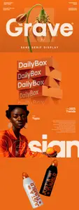 Grave Modern Sans Serif Font FGV9EMM