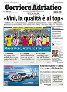 Corriere Adriatico Macerata - 25 Settembre 2025