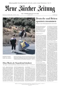 Neue Zurcher Zeitung International  - 24 Oktober 2024